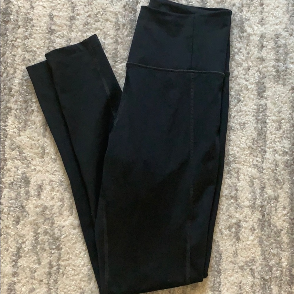 Girlfriend Collective black athletic leggings